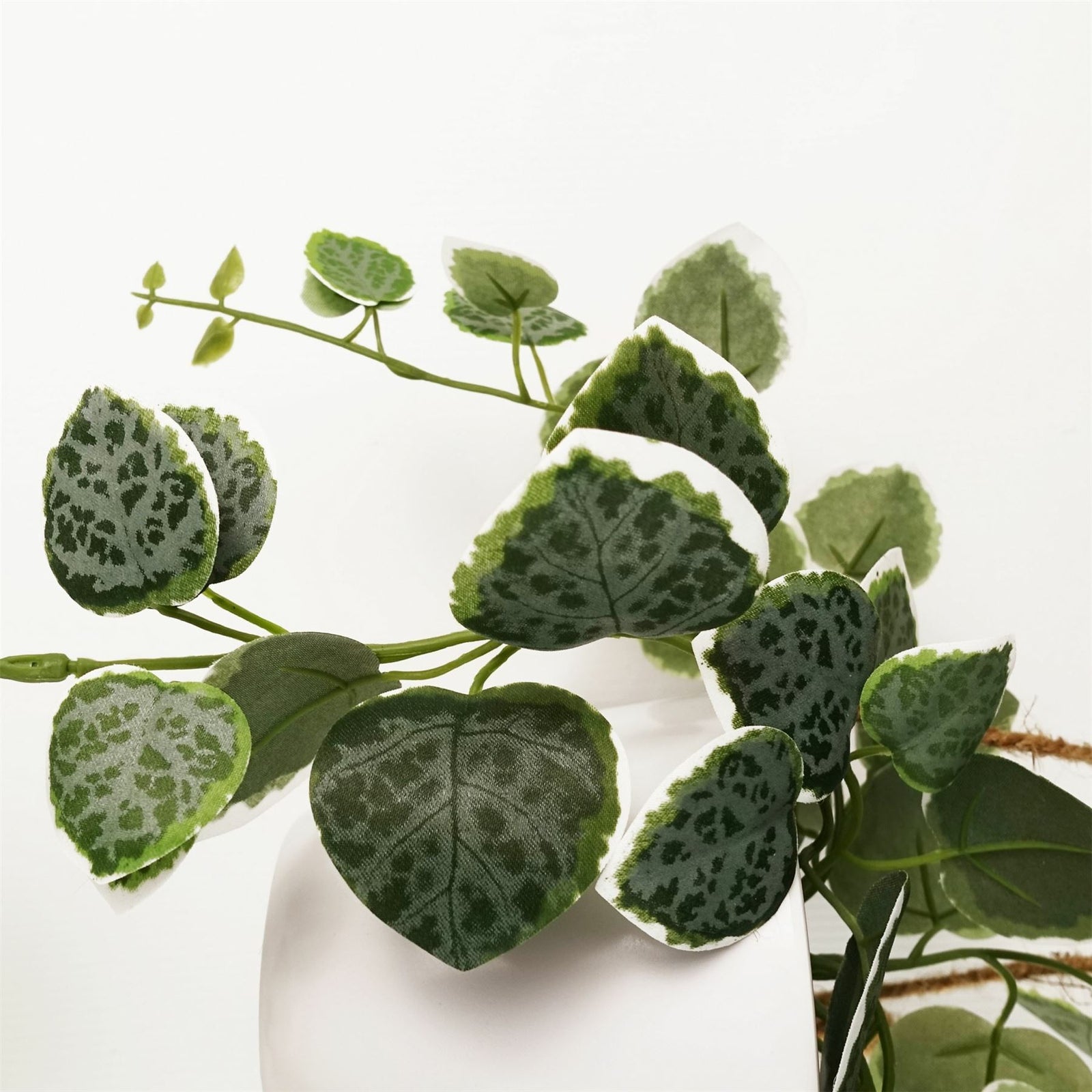 90cm Artificial Potted Trailing Hanging Natural Look Plant Realistic - String Of Hearts