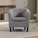 Beulah Fabric Accent Chair | Grey