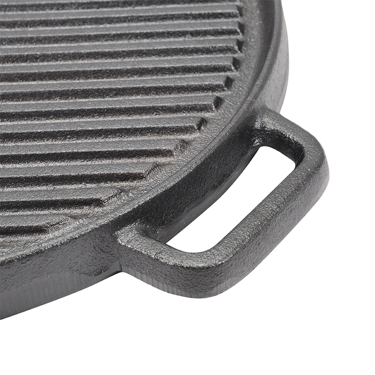 Breeins Cast Iron Grill Pan With Handles