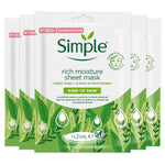 Kind To Skin Rich Moisture Sheet Mask For Sensitive Skin, 5packs | Set of 5 | White