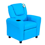 Kids Recliner Armchair Games Chair Children Seat Girls Boys Sofa | Blue