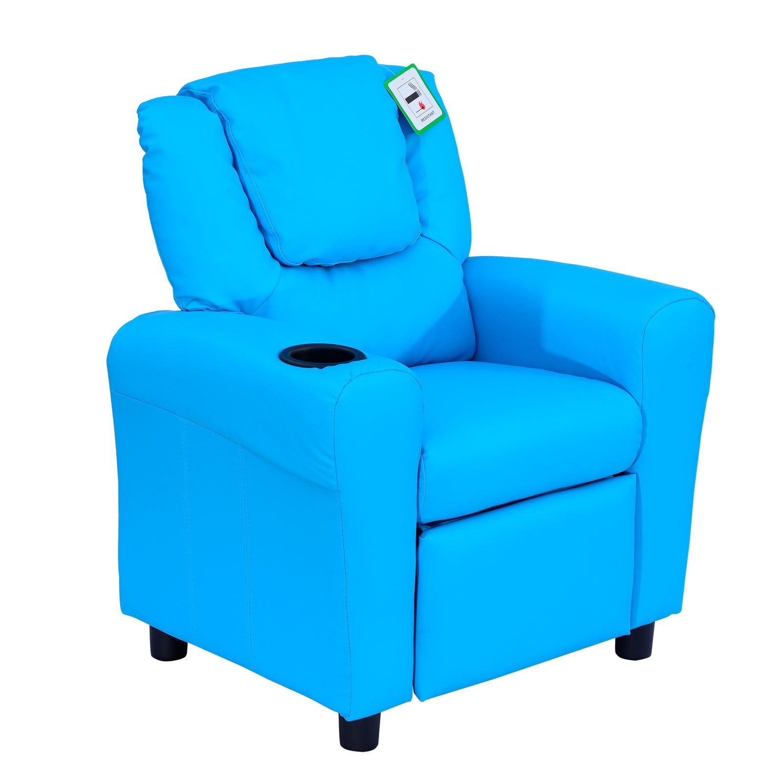 Kids Recliner Armchair Games Chair Children Seat Girls Boys Sofa | Blue