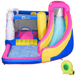 5 In 1 Bouncy Castle For Children With Blower, For Ages 3-8 Years