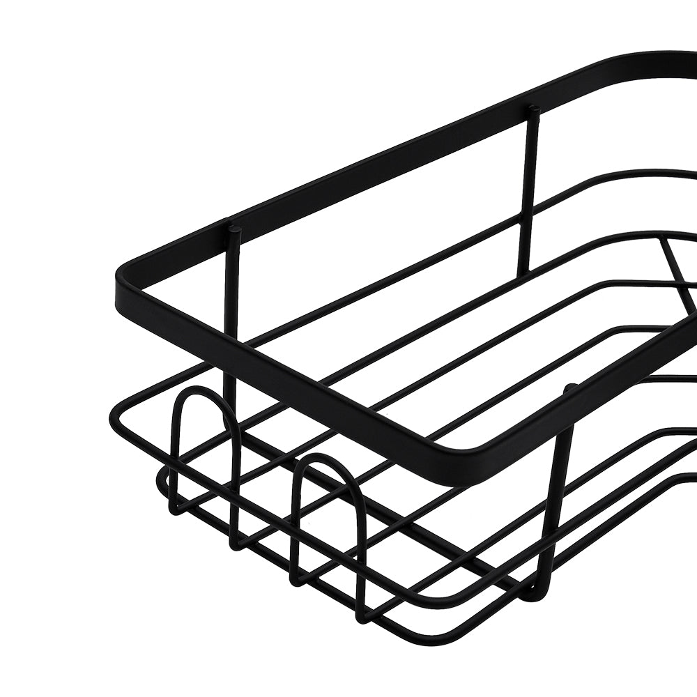 3-piece Corner Shower Caddy Set With Wall Stickers