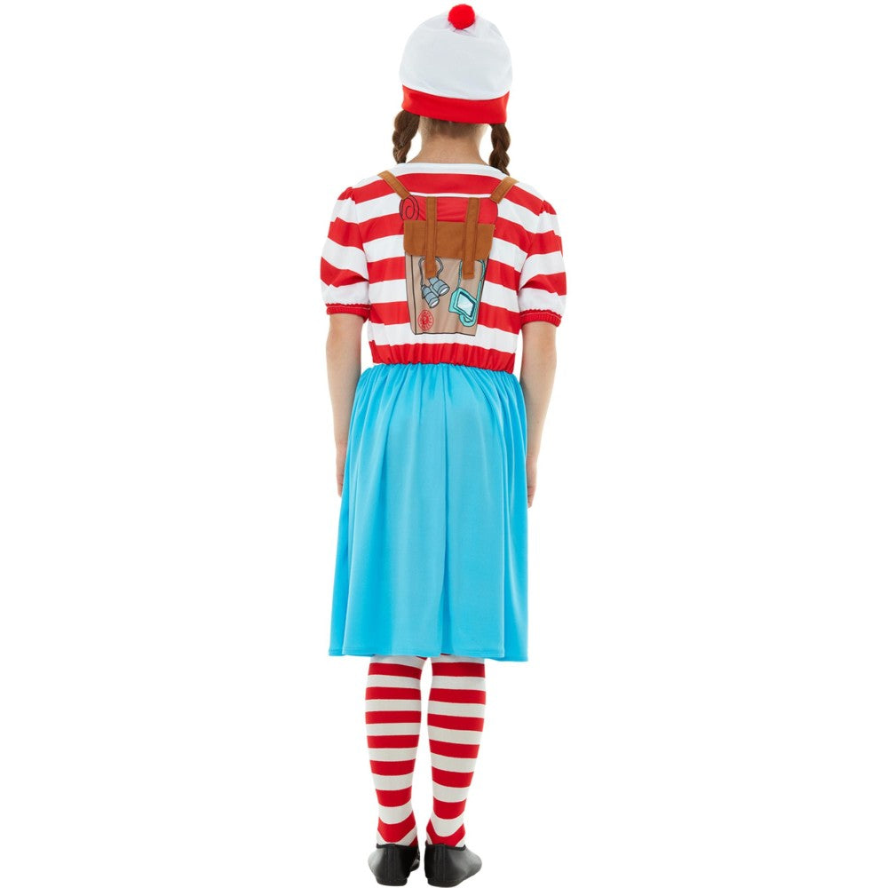 Where's Wally? Wenda Deluxe Girls Costume | Small