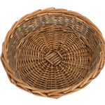 Wicker Unpeeled Willow Round Tray | Medium | Brown