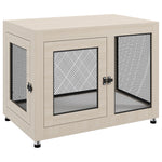 Dog Crate Table W/ Cushion Two Doors - Ak Color | Brown