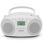 Radio Zoombox Fm Cd / Fm / Am Stereo Boombox | White