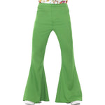 Flared Trousers, Mens | XL | Green