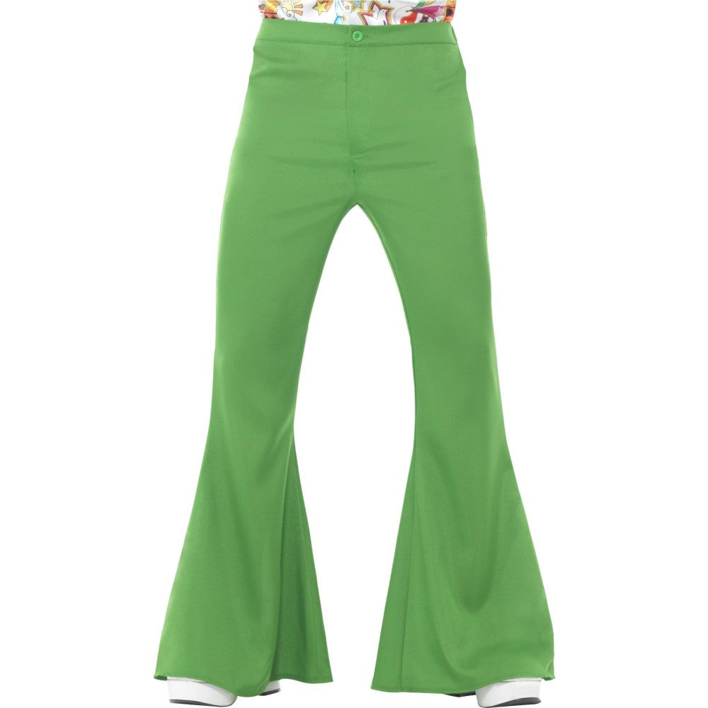 Flared Trousers, Mens | XL | Green