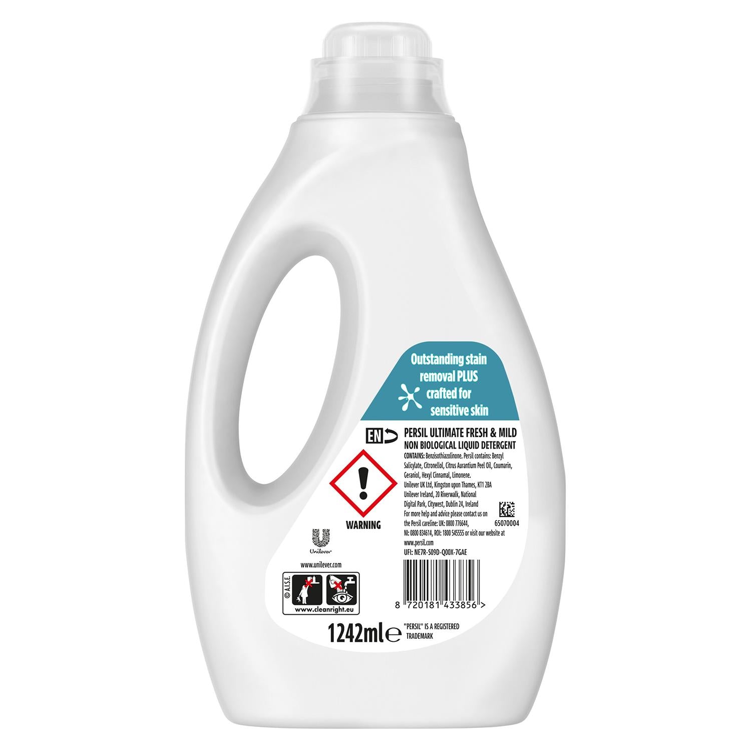 Ultimate Liquid Detergent Fresh & Mild For Stain Removal 46w 1.242 L | Set of 4