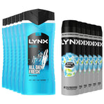 Ice Chill Shower Gel Bodywash, 500ml & Anti-perspirant Spray 250ml | Set of 6