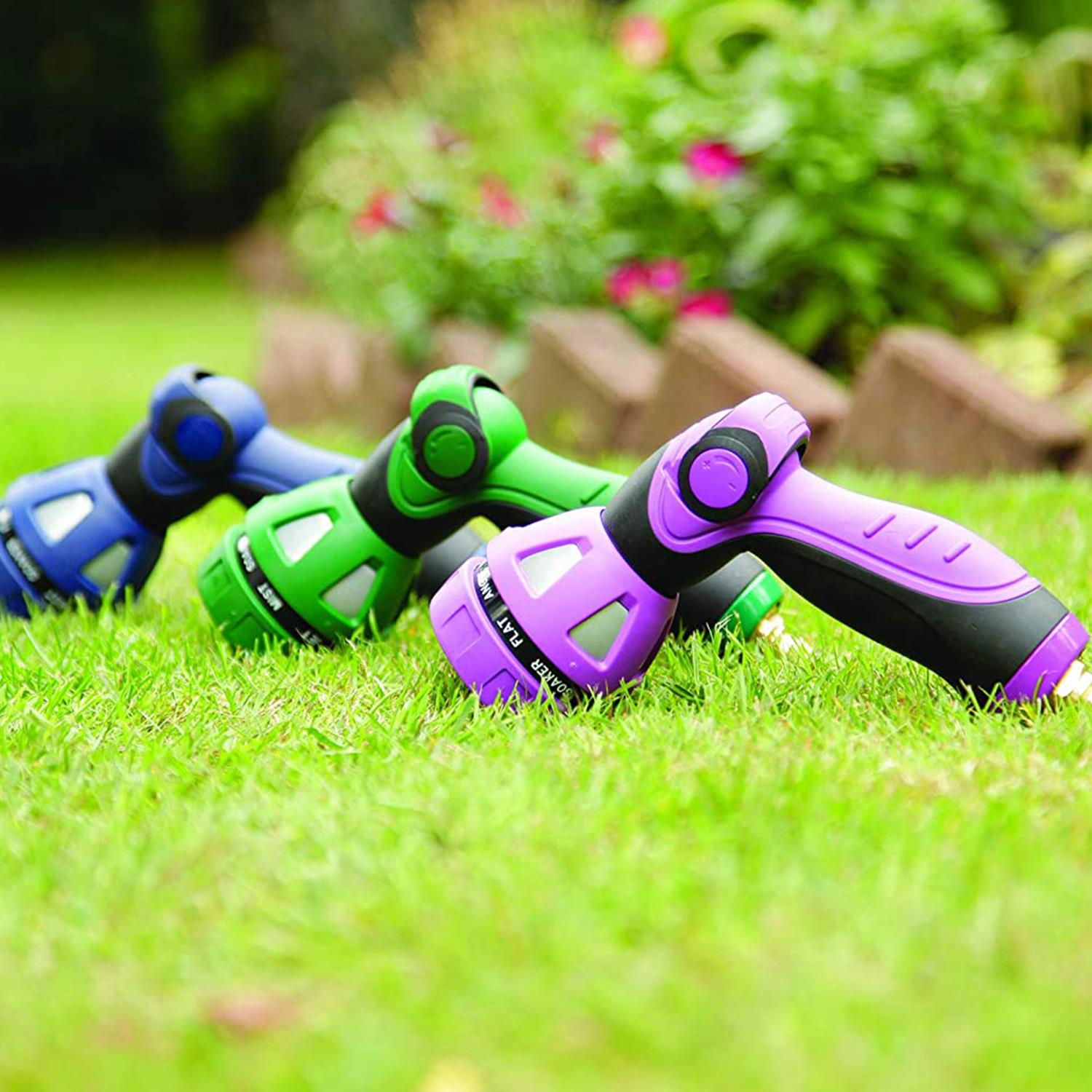 Watering Spray Gun, 9 Function Flow, Kew Gardens Range | Purple