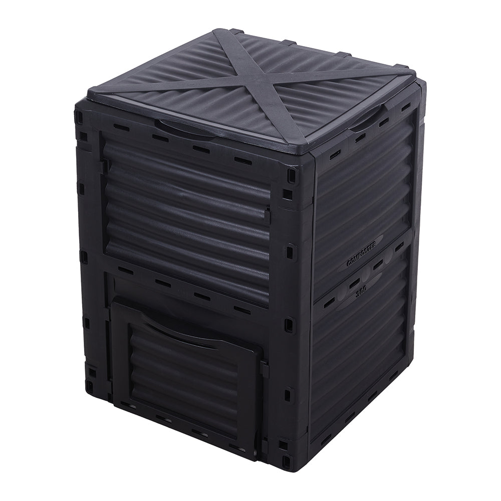 300l Garden Compost Bin Outdoor Composter Bin