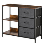 Chest Dresser Tower With 3 Drawers Storage Cabinet Organizer | One Size | Black