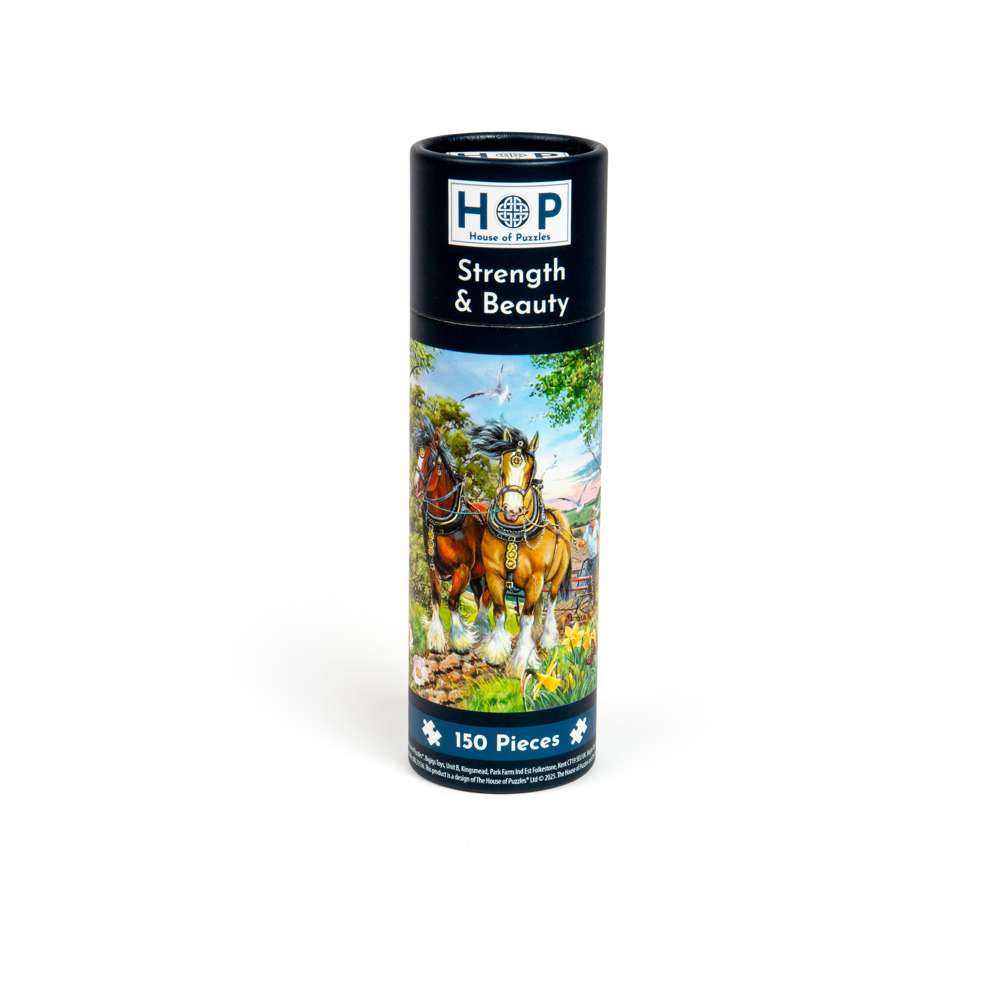Strength & Beauty Mini Jigsaw Puzzle Tube - 150 Piece