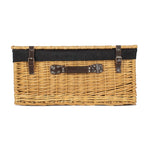 Wicker Buff 60cm Picnic Basket | Black