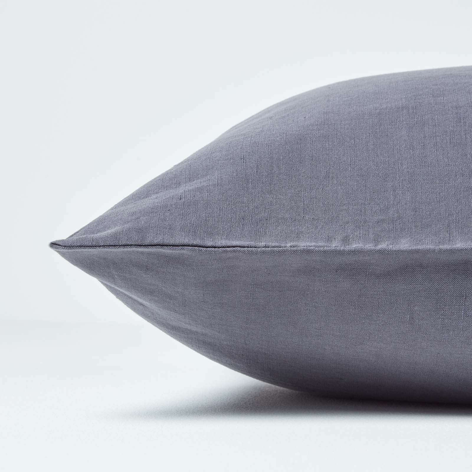European Size Linen Pillowcase | 60cm x 60cm | Dark Grey