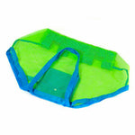 Extra Large Mesh Toy Bag, 45cm X 30cm X 45cm - Green/blue