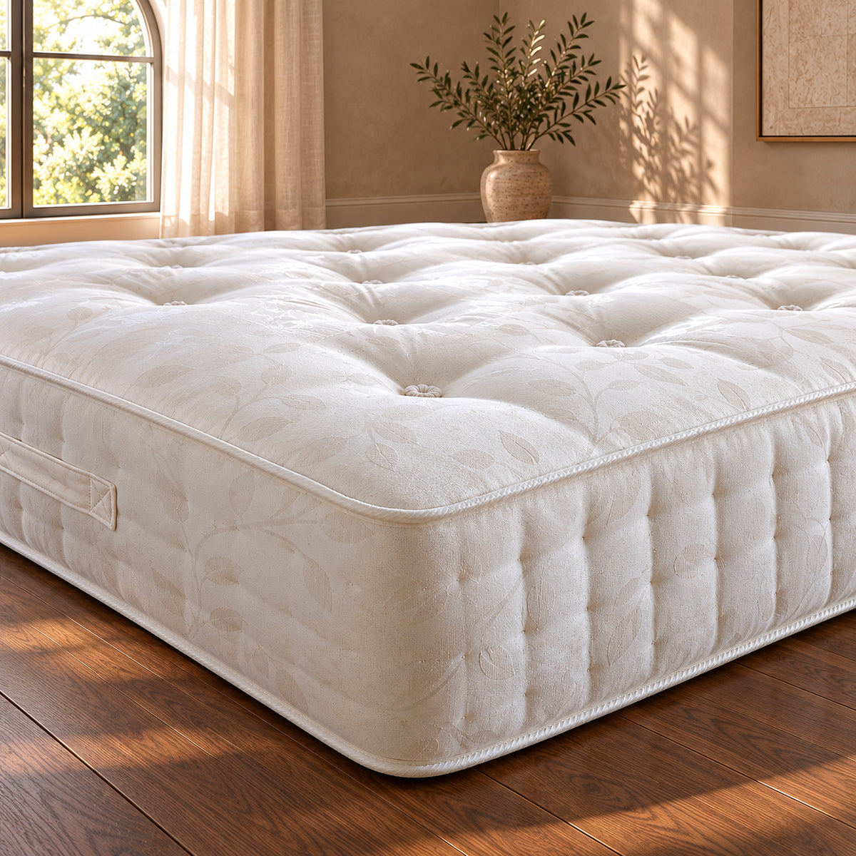 Ambassador 3000 Pocket Sprung Natural Mattress | King | White