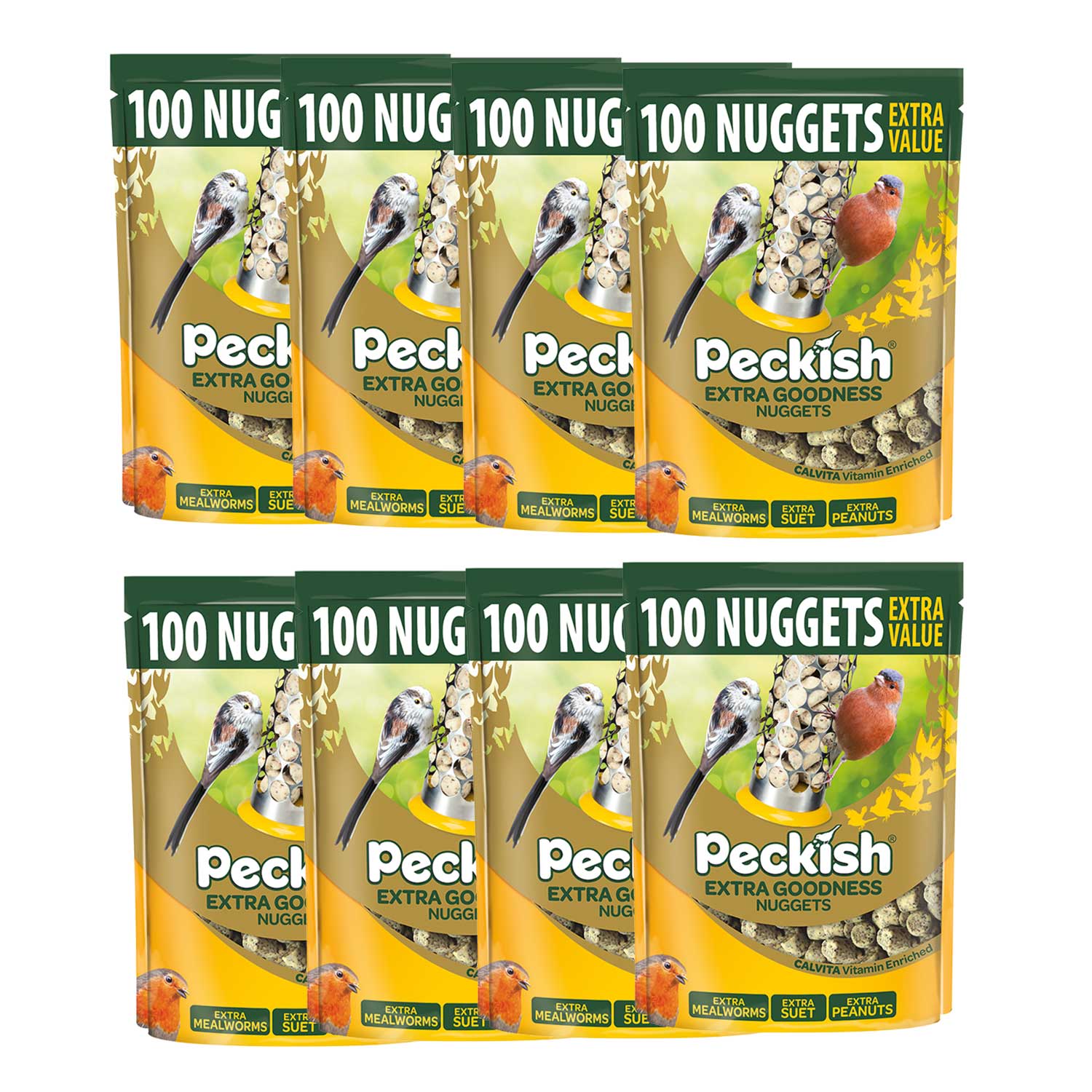 Extra Goodness Nuggets, Wild Bird Food | Set of 100