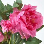 Artificial Peonies In Decorative Pot, 48 Cm Tall | Pink