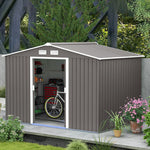 Garden Shed Storage Unit With Locking Door Floor Foundation | Medium