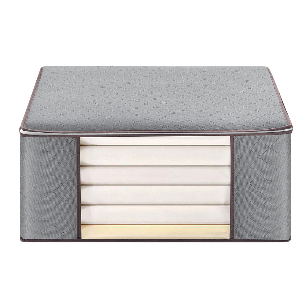 Foldable Fabric Clothes Organizer Bag Portable Storage Solution For Closet