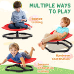 Sensory Spinning Chair For Autism Kids, For Coordination & Balance | Red