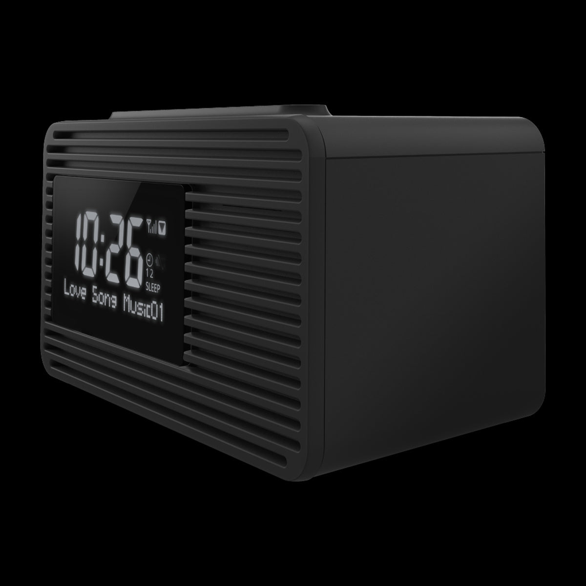 Rc-d8eb-k Portable Dab+/fm Clock Radio | Black