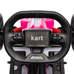 12v Electric Go Kart W/ Forward Reversing 2 Speeds For 3-8 Yrs | Pink