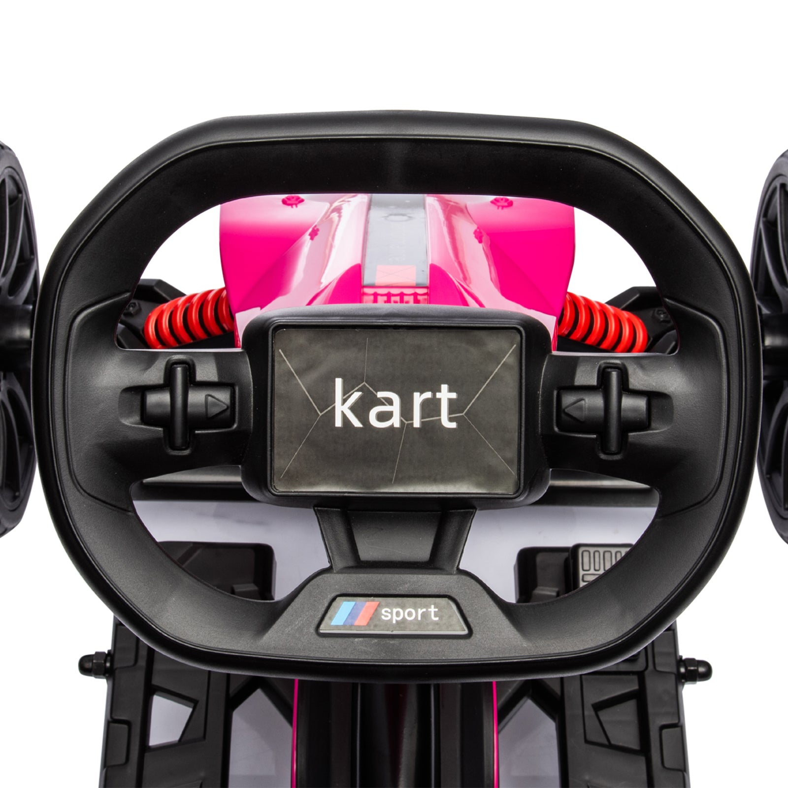 12v Electric Go Kart W/ Forward Reversing 2 Speeds For 3-8 Yrs | Pink