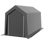 Garden Storage Shed, Waterproof And Heavy Duty Portable Shed | Small | Dark Gray