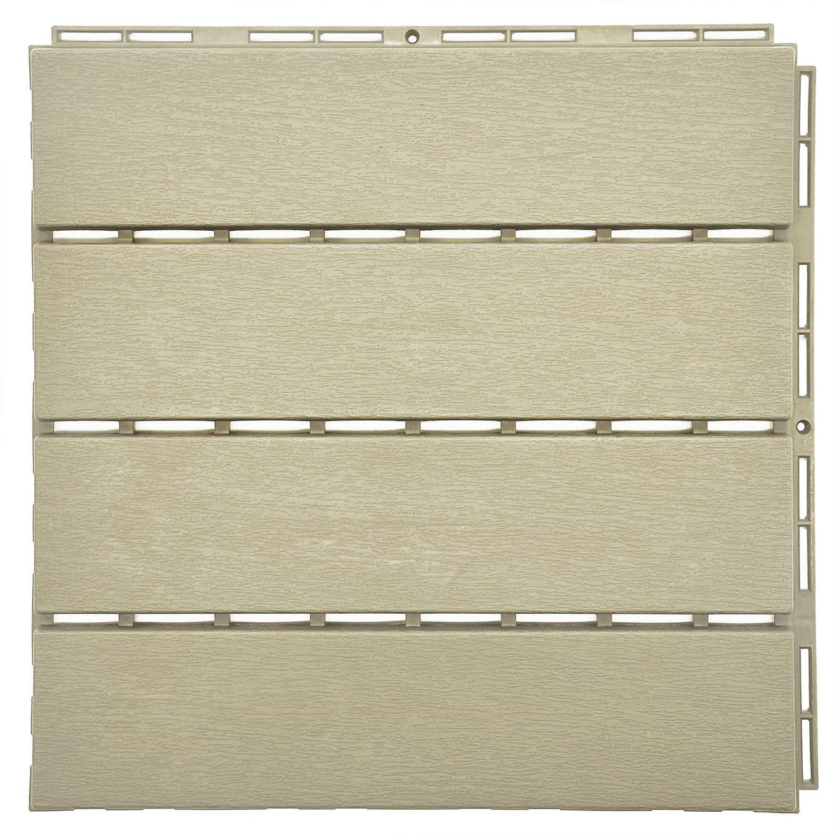 Polydeck Pvc Interlocking Decking Tiles | Set of 36 | Beige