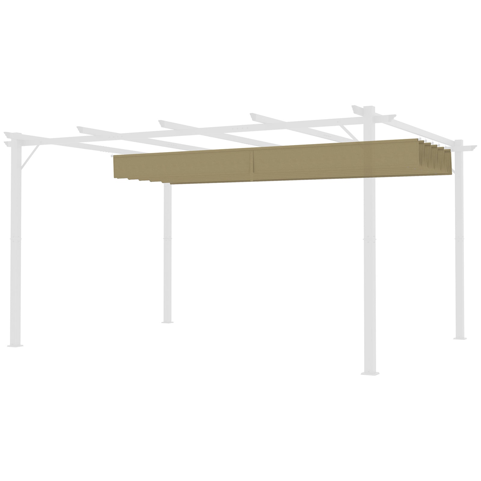 Pergola Shade Cover Replacement Canopy For 3/4 X 3(m) Pergola | Large | Tan
