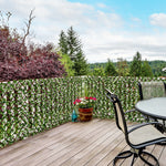 2pc Expandable Faux Trellis Fence 2m X 1m