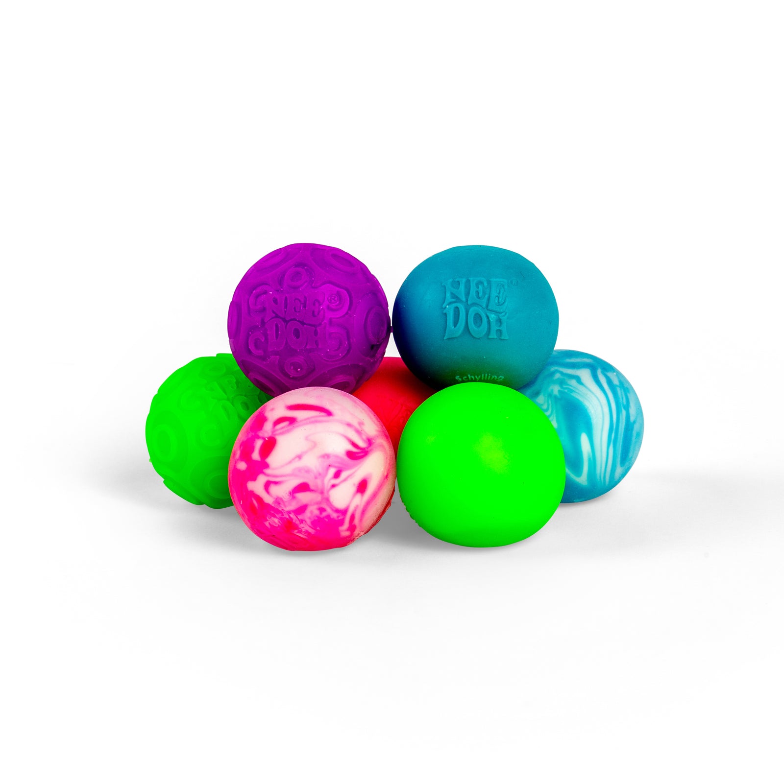 Needoh Teenie Singles Assortment - 4pc Fidget Toy
