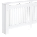 Radiator Cover Painted Slatted Mdf Grill 112/152/172cm | Large | White