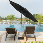 3m Large Rotating Patio Parasol For Outdoor Sunshade And Rain
