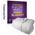 Electric Blanket Heated Fully Fitted Underblanket 3 Heat Settings, Machine Washable | Single | White