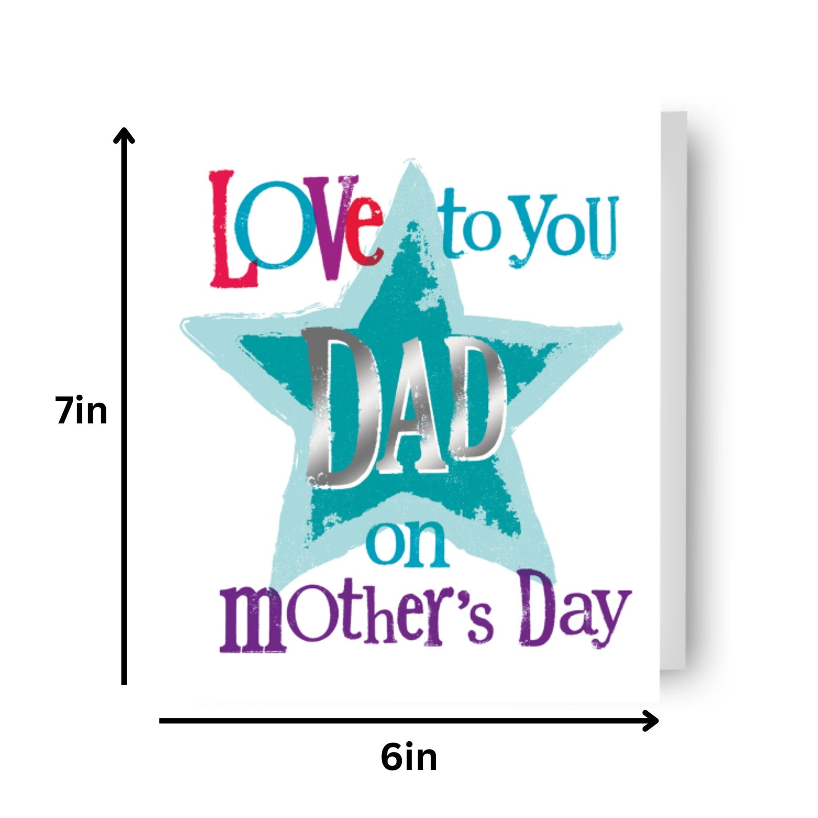 Love To You Dad' Mother's Day Card Official Product