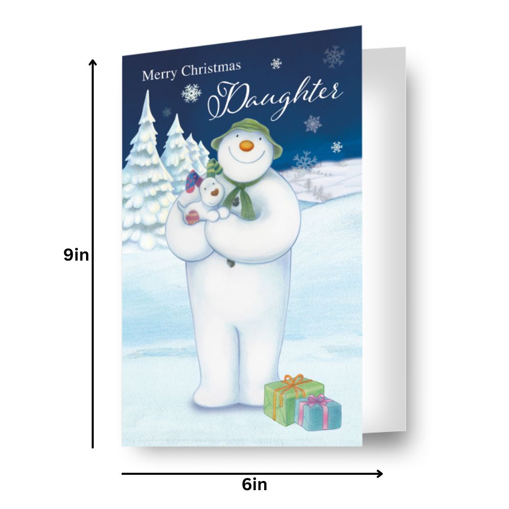 The Snowman Daughter Christmas Card Official Product