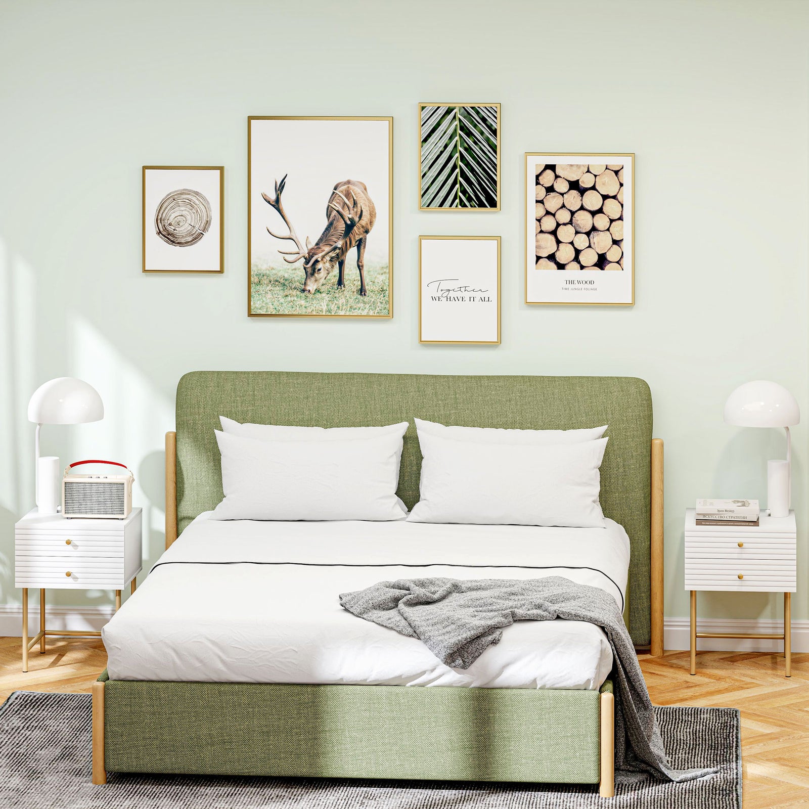 Bedside Tables Set Of 2 With 2 Drawers For Bedroom | Set of 2 | White