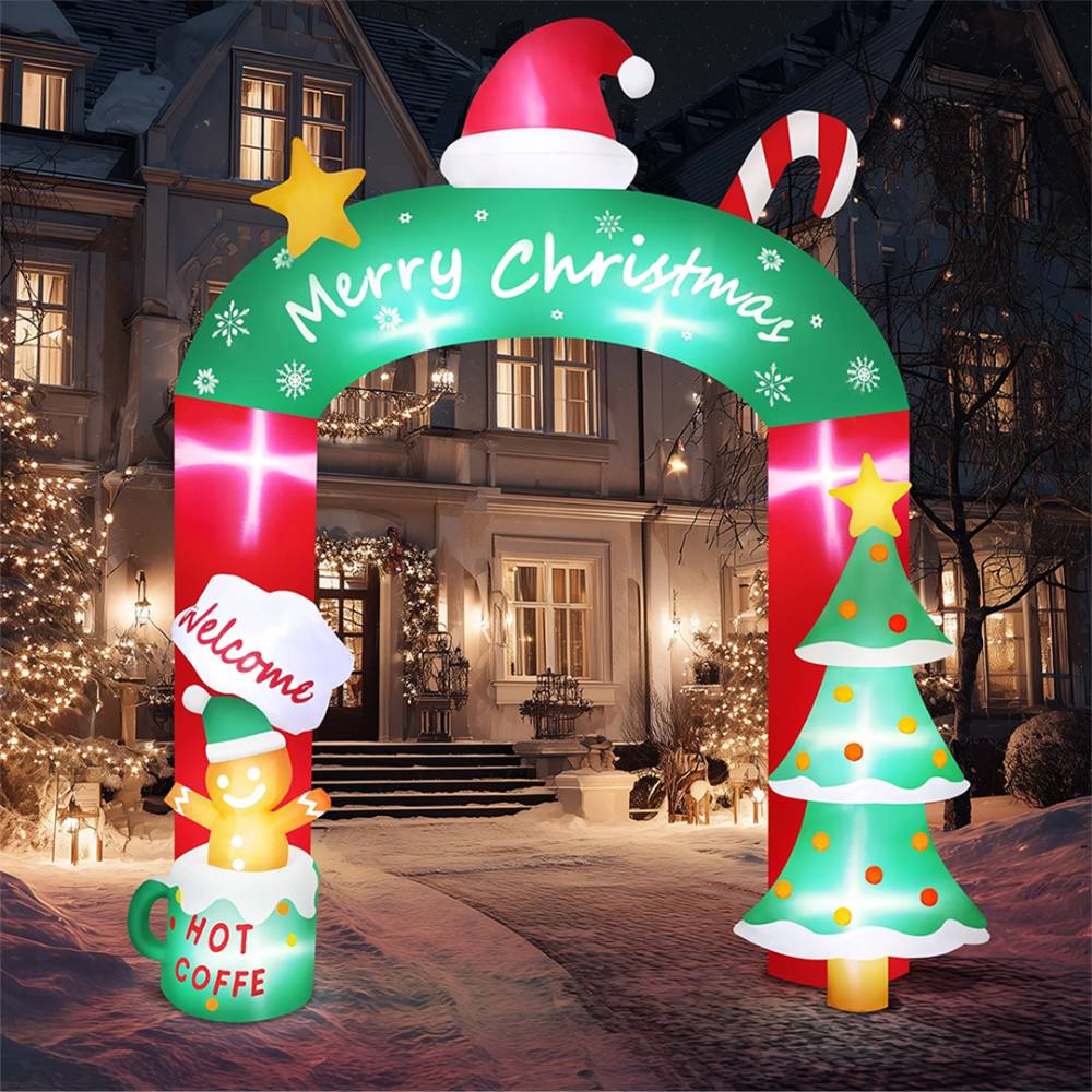 2.7m Christmas Blow-up Archway Inflatable Model Decoration