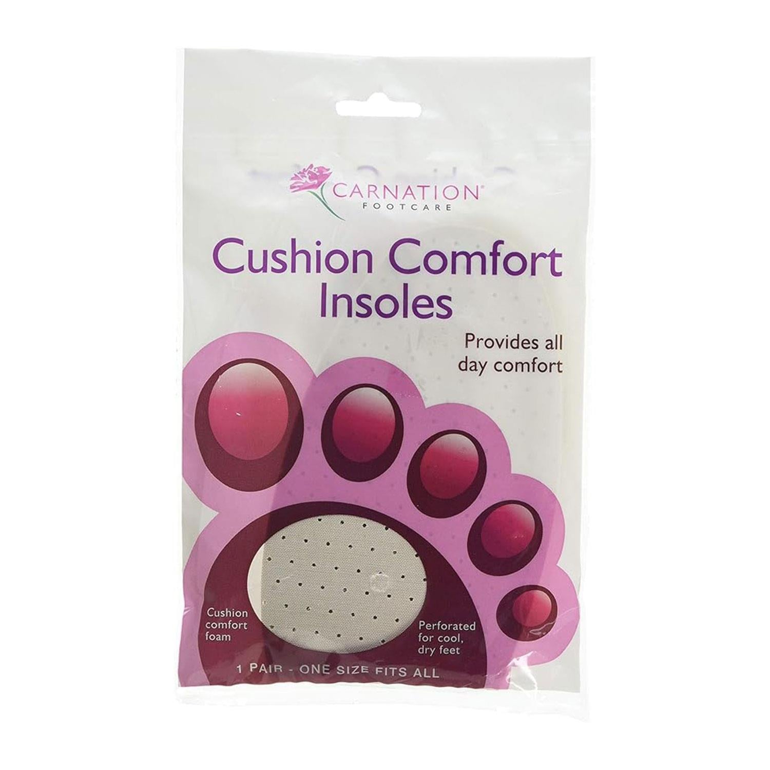 Foot Care Cushion Comfort Insole One Size Fits All, 1 Pair