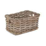 Rattan Rectangular Grey Rattan Storage Baskets | Small | Gray