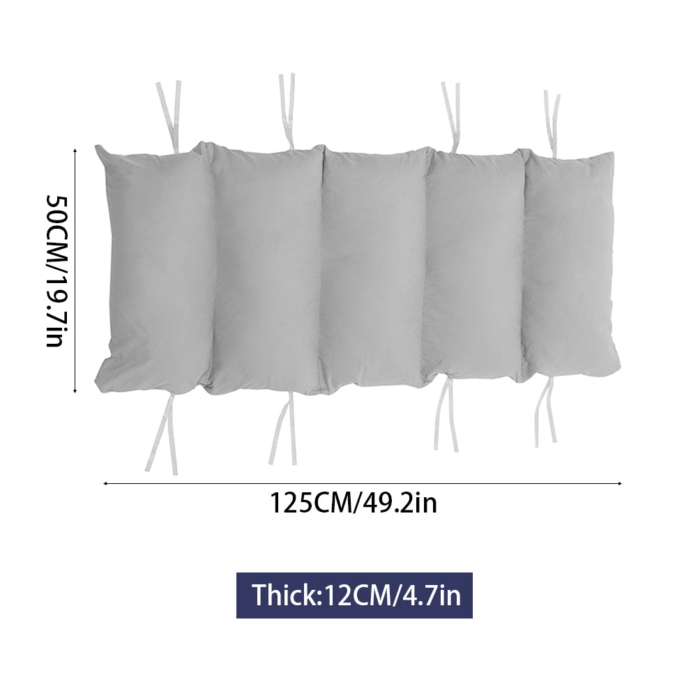 125 X 50cm Indoor Outdoor Chair Cushion With Ties