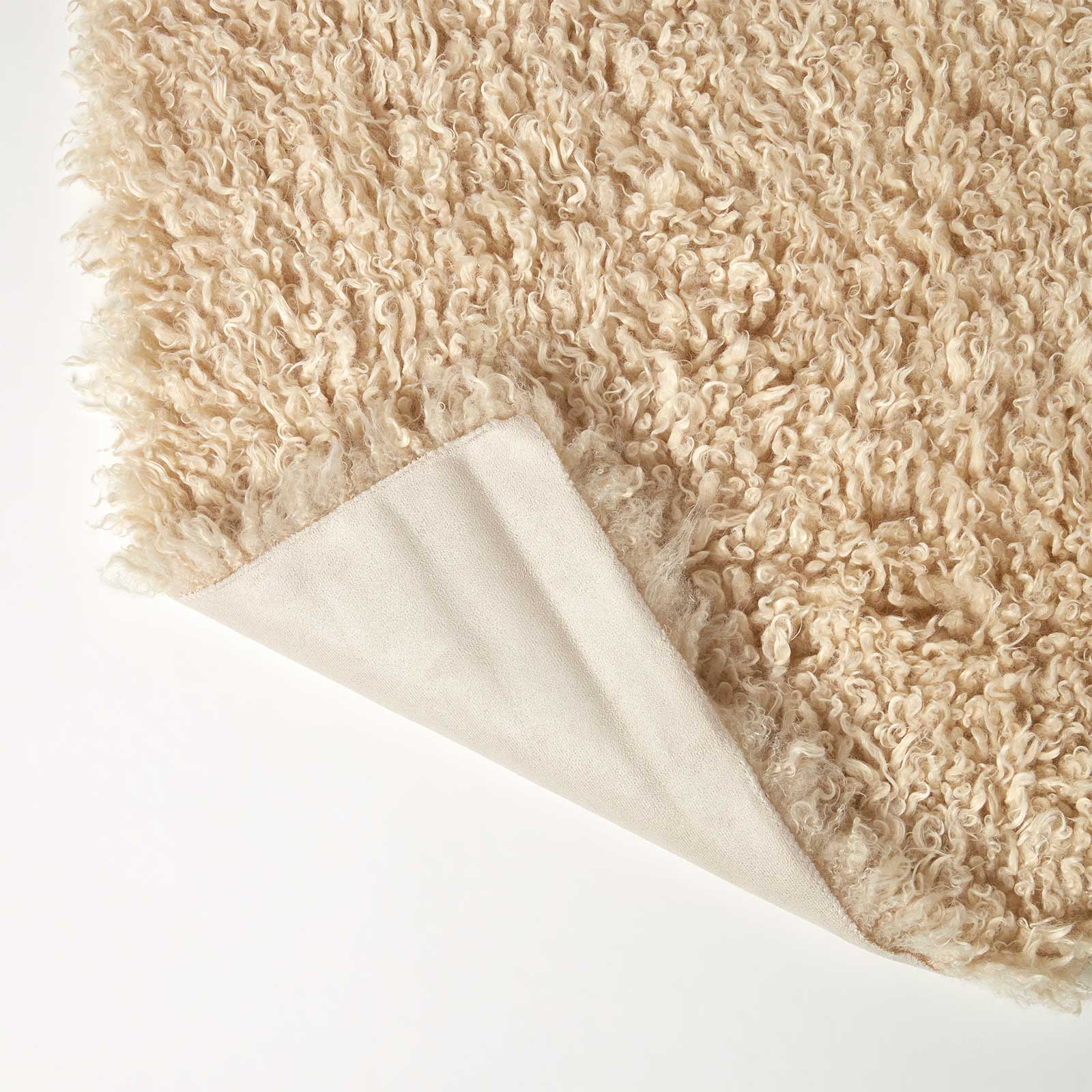 Luxury Fluffy Shaggy Rug | 90cm x 60cm | Cream