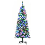 5/6/7ft Prelit Artificial Xmas Tree With Colourful Led | 5ft | Green
