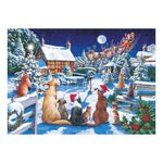 Santa Paws Mini Jigsaw Puzzle Tube - 150 Piece